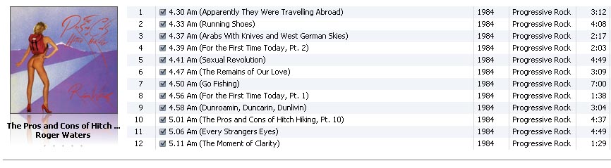 Roger Waters - The Pros and Cons of Hitch Hiking
